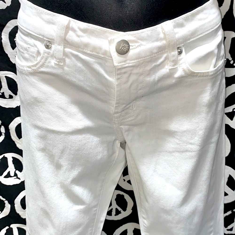 DAVID KAHN WHITE STRAIGHT LEG JEANS SZ 26